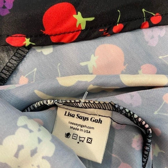 NWT Lisa Says Gah satin top womens 3xl - Picture 7 of 8